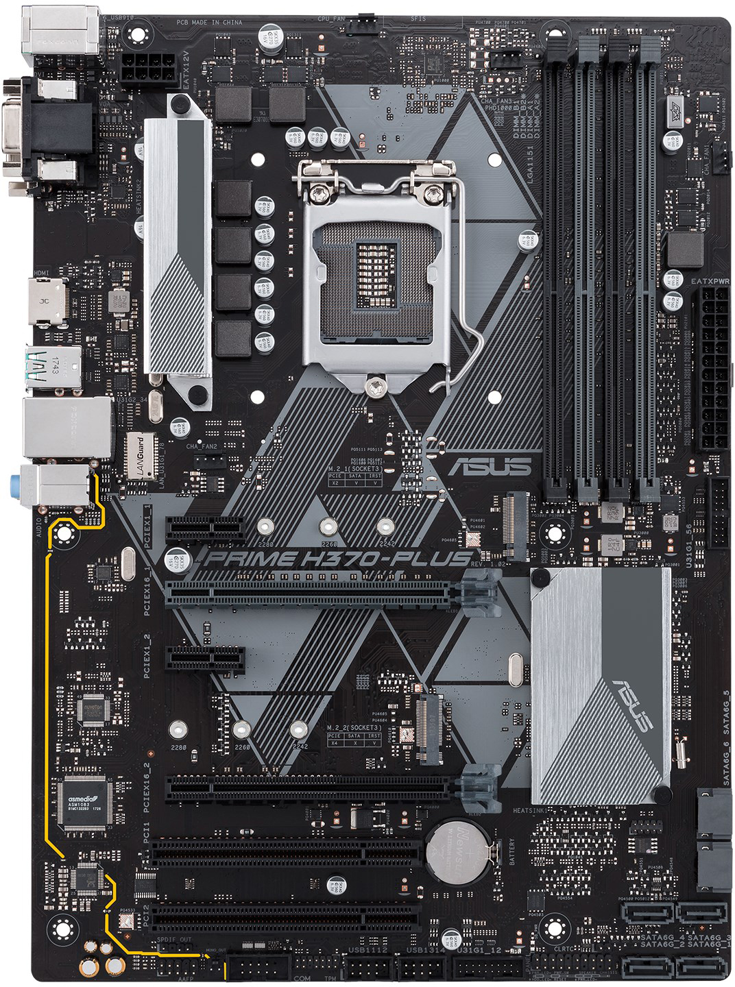 Asus Prime H370-Plus - Motherboard Specifications On MotherboardDB